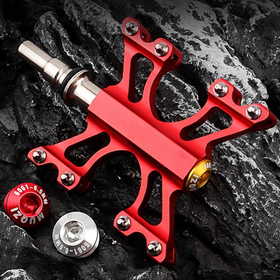 1 Pair MUQZI Bicycle Pedal Covers High Strength Dustproof Aluminum Alloy Bike Axle