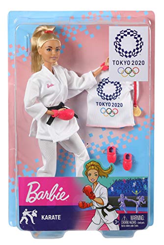 Barbie Olympic Games Tokyo 2020 Karate Doll with K
