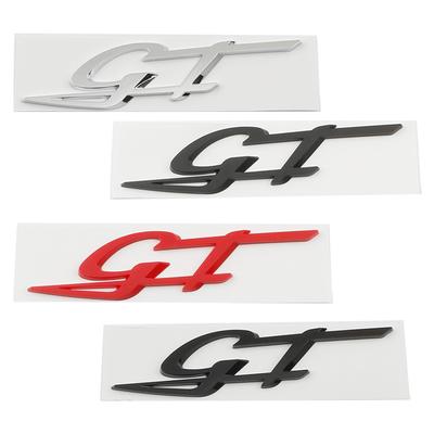 Naklejki samochodowe 3D ABS GT Logo Emblem Badge Naklejka na L-evante Q-uattroporte G-hibli M-odena GT MC20 Akcesoria stylizacyjne