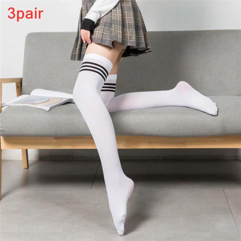 New Women's Over Knee Thigh High Stockings Sexy Long Socks Warm Stretchy Tube Socks For Ladies Fashion 