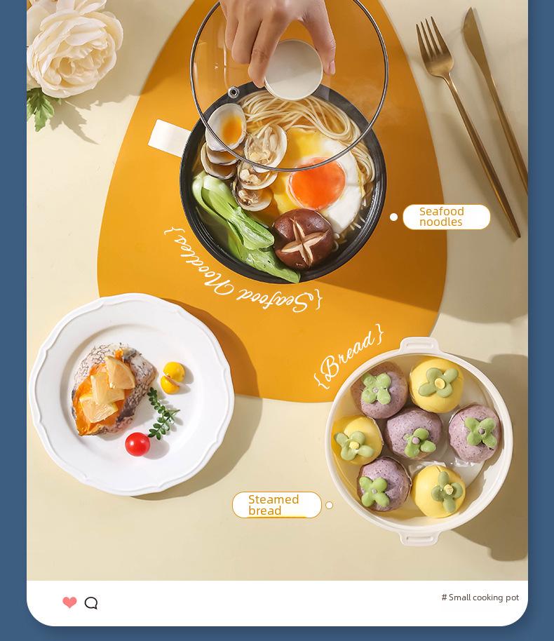 Kompakter Multifunktions-Elektrokocher für Studentenwohnheime – Ideal für Nudeln und Braten