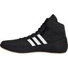 adidas נעלי האבקות HVC שחור ליבה/לבן/מתכתי ברזל 27.0 ס"מ