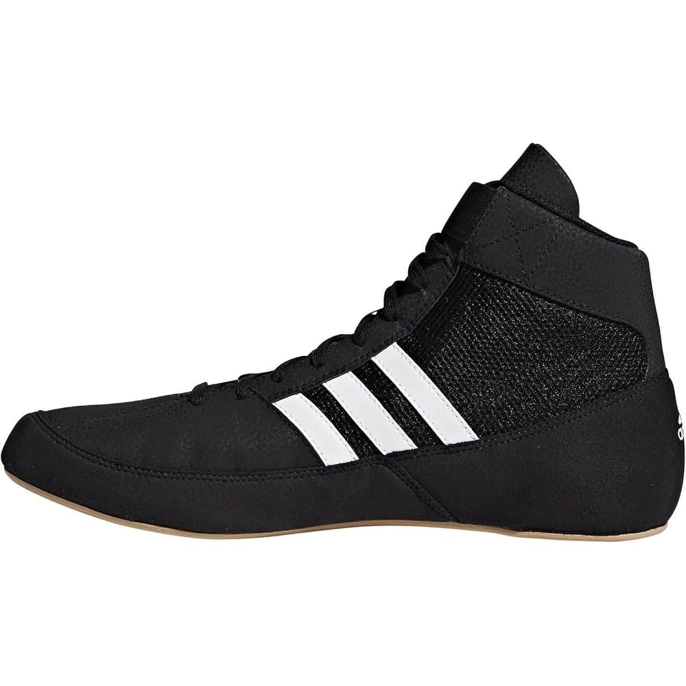 adidas נעלי האבקות HVC שחור ליבה/לבן/מתכתי ברזל 27.0 ס"מ