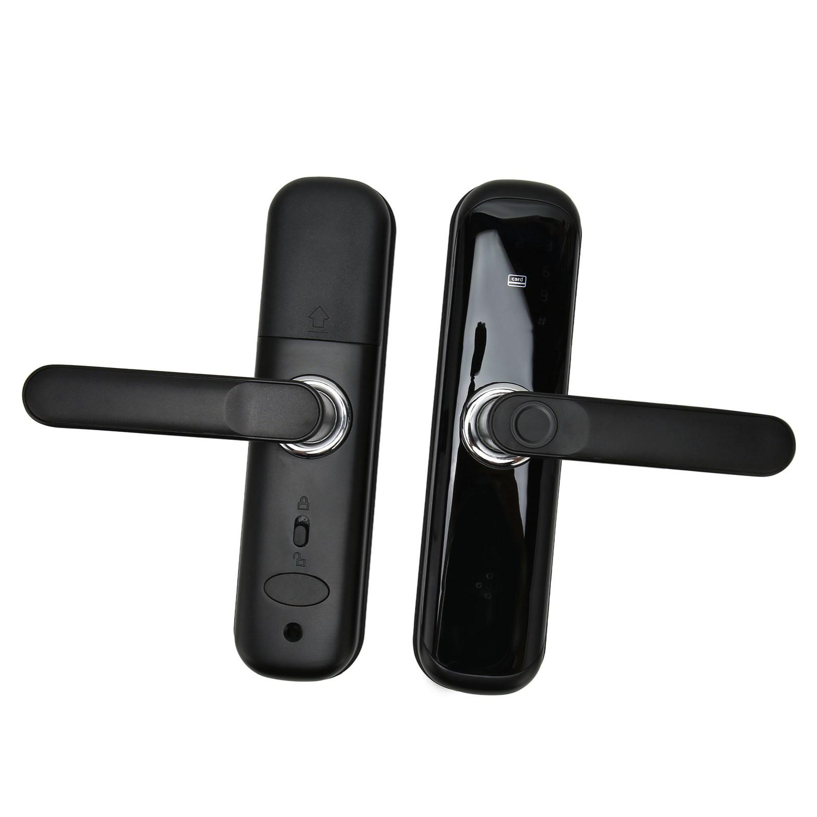 

Интеллектуальный замок Комплект для безопасной двери с дистанционным управлением WiFi Разблокировка по отпечатку пальца Пароль