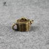 Classical Bronze Bamboo Tea Pet Finger Teapot Tea Pet Small Pocket Tea Set Incense Burner Ornaments Beautiful Table Home Deco