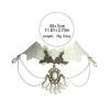 Stylish Multi-layer White Lace Necklace Collar for Women, Trendy Collarbone Chain Necklace, Pearl Pendant.