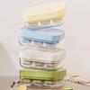 Silicone Ice Cube Tray with Lid Easy Release Mini Square Ice Mold for Freezer BPA-Free Stackable Ice Cube Maker Home Bar Essential