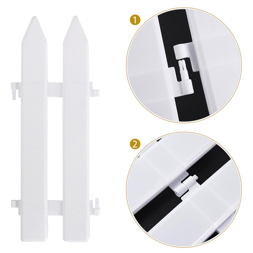 30 Pcs Splice Christmas Tree Fence Garden Decoration Outdoor Plant Mini Barrier Picket