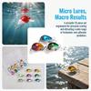 10PCS with 3D  Eyes Fishing Crankbaits 3cm/1.6g Fishing Lures Durable Hard Baits  Saltwater Fishing