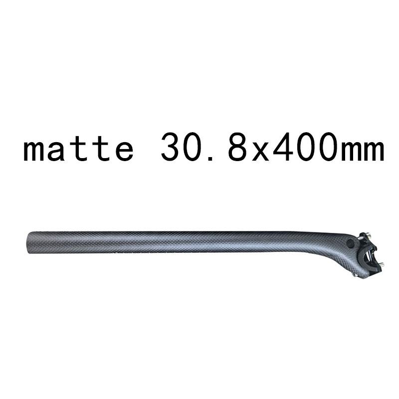 Carbon Fibre MTB Bike Seatpost 25.4/27.2/30.9/31.6mm Offset 20mm Road Bicycle Seat Post 3K Carbon Weave