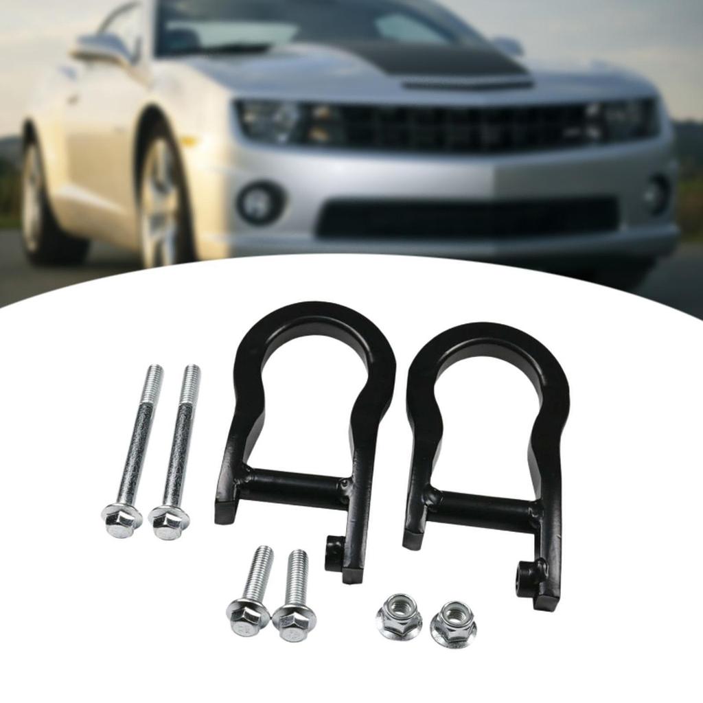 2x Front Tow Hooks Easy Installation 84072463 High Performance Part Wear Resistant Reliable Car