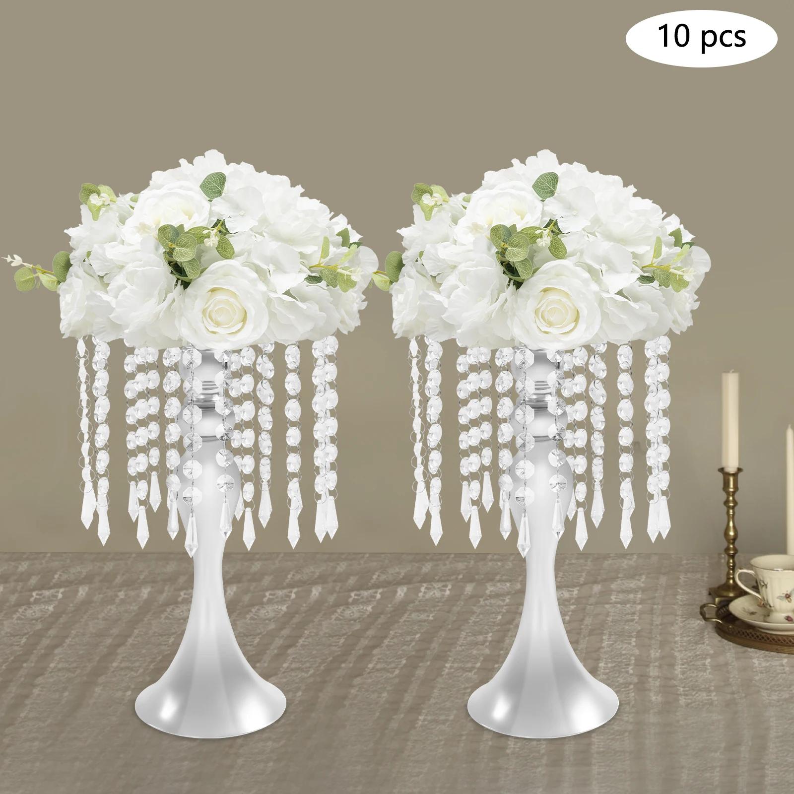 

10PCS Flower Stands, Crystal Flower Stand, Flower Arrangement Stand United States