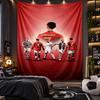 Tapisserie murale Tissu imprimé Cristiano Ronaldo pour salon chambre décoration de la maison
