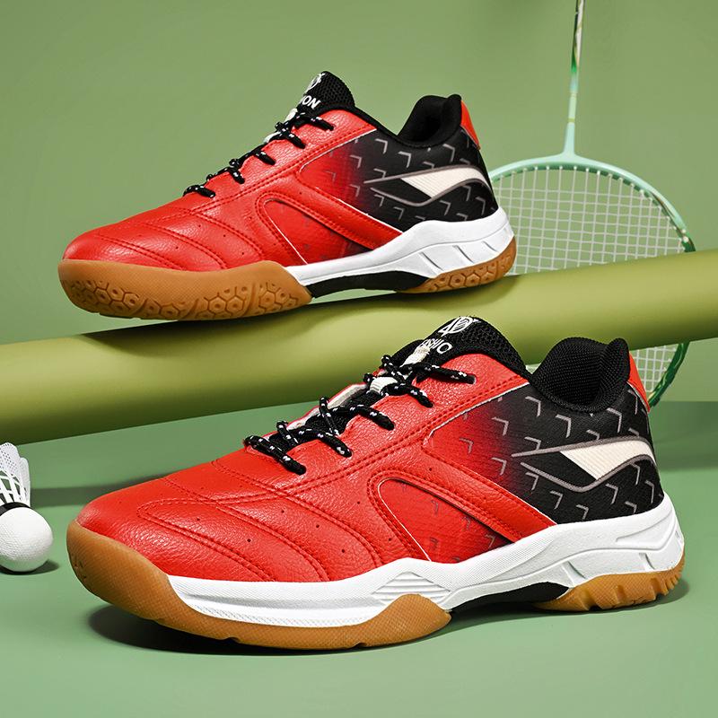 Kids' Lightweight Non-Slip Breathable Badminton & Tennis Training Shoes