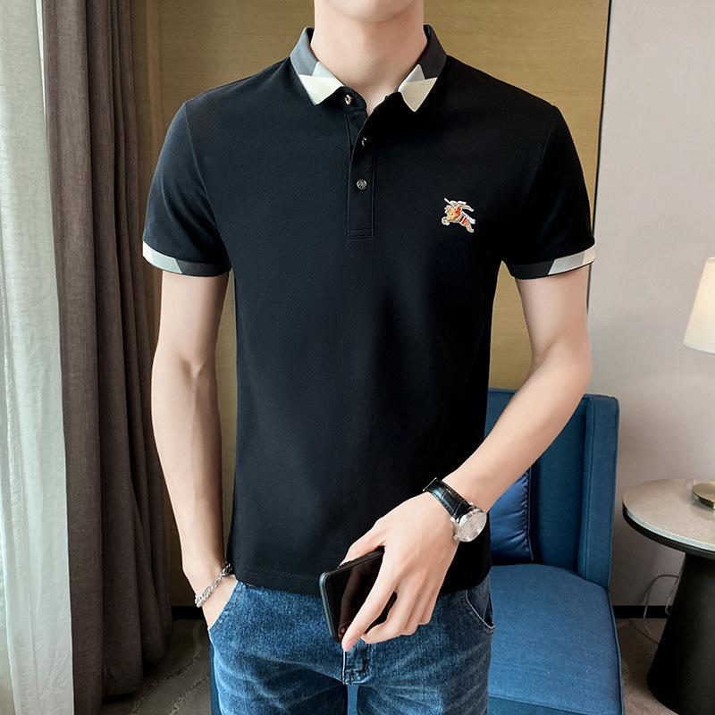 Short Sleeve Korean Thin Solid Color Men 'S Casual Summer Polo Shirt