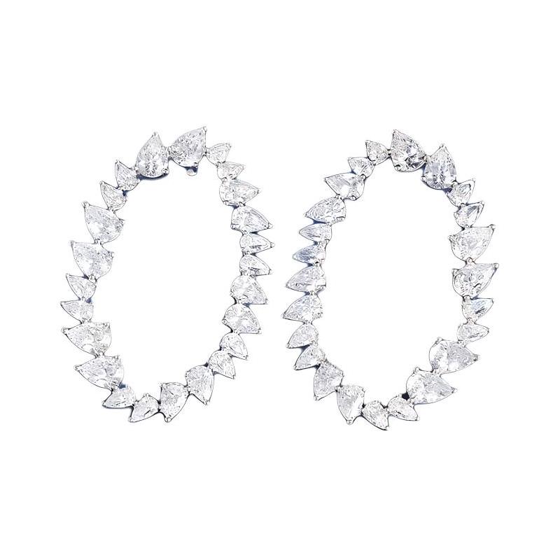 APM Monaco Water drop oval fashionable and versatile simple earrings for women AE14164OX