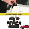Harttop-Dichtungssatz für 2018-2026 Jeep Wrangler JL 12 STK Regenlecks Reparatur Innenzubehör Schwarz