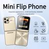 4 Cards 4 Waiting for Mini Folding Flip, Elderly Mobile Phone Exquisite and Compact, Children's Student Mobile Phone, Women's Mobile Phone