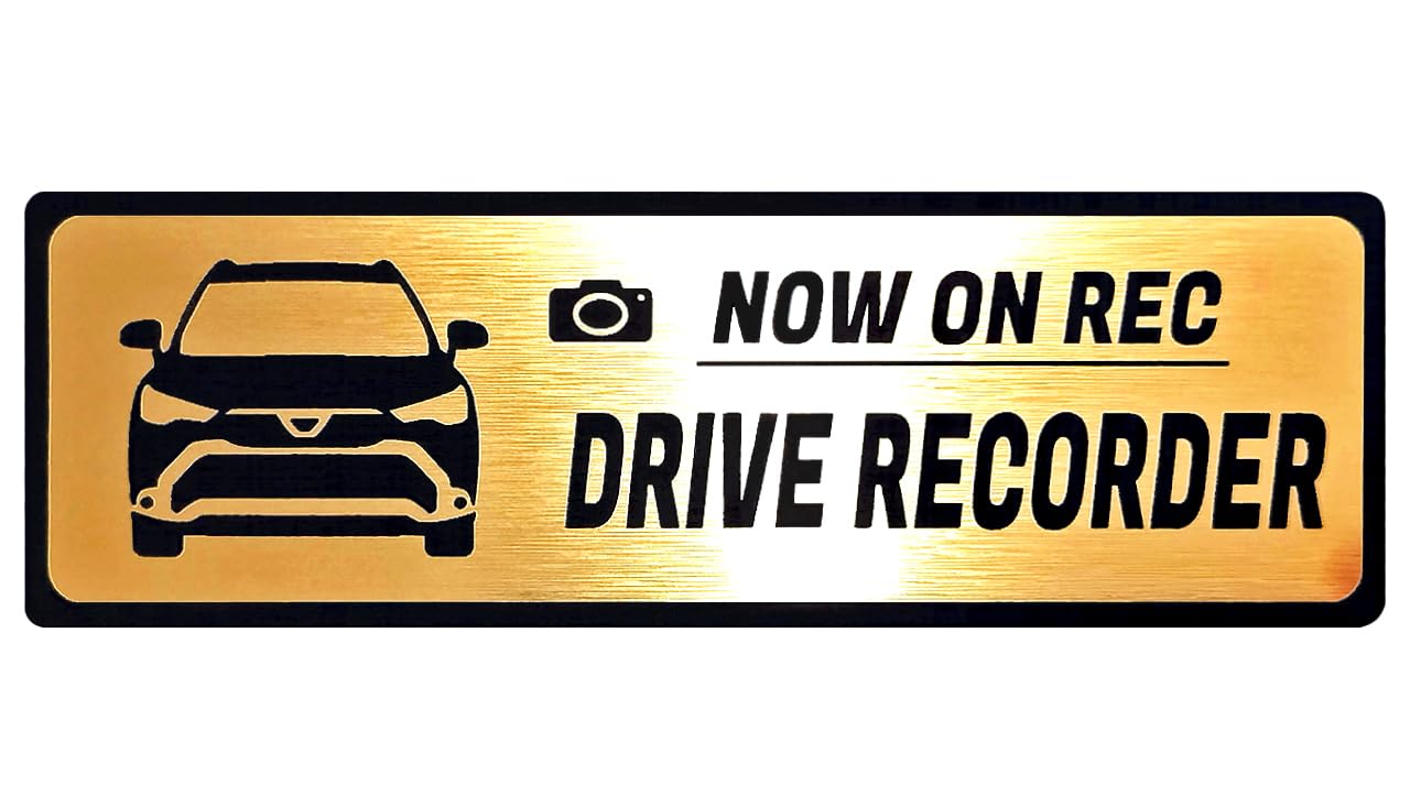 

Honami Works Ранний Corolla Cross COROLLA CROSS Эмблема для автомобилей, оснащенных видеорегистратором Наклейка на видеорегистратор 2021-2025 (Золото) золотой