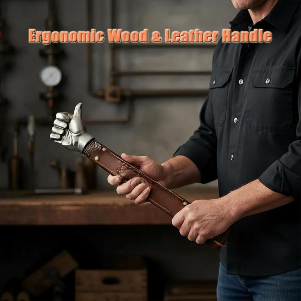 Stainless Steel Thumb Hammer, Multi-functional Hammer, Can Be Used To Crack , Hammer Nails, Fun And Creative Design.