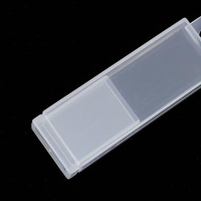 1Pcs Adjustable Height Drill Tool Box Plastic Clear Twist Drill Boxes Telescoplc Rectangular Parts Storage Case