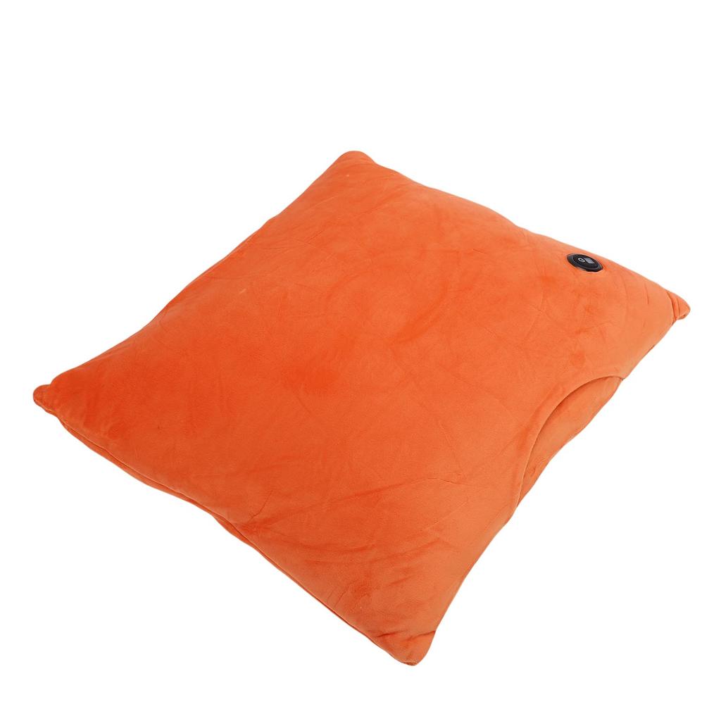 Heated Throw Pillow Quick Heating 3 Temperature Settings Soft 7D Cotton Lining Electric Heating Pillow with Overheating Guard