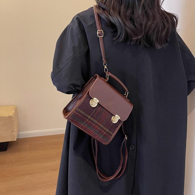 Frühling neu lässige Mode Handtasche lässig einfach große Kapazität Rucksack Damen Umhängetasche Pendler Tasche