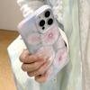 Pouzdro na květiny ve stylu olejomalby pro iPhone 17 iPhone 17 Pro Max