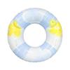 Eco-friendly Retro Flower Inflatable Swimming Ring - Thickened Beginner Pool Float for Summer Outdoor Water Play