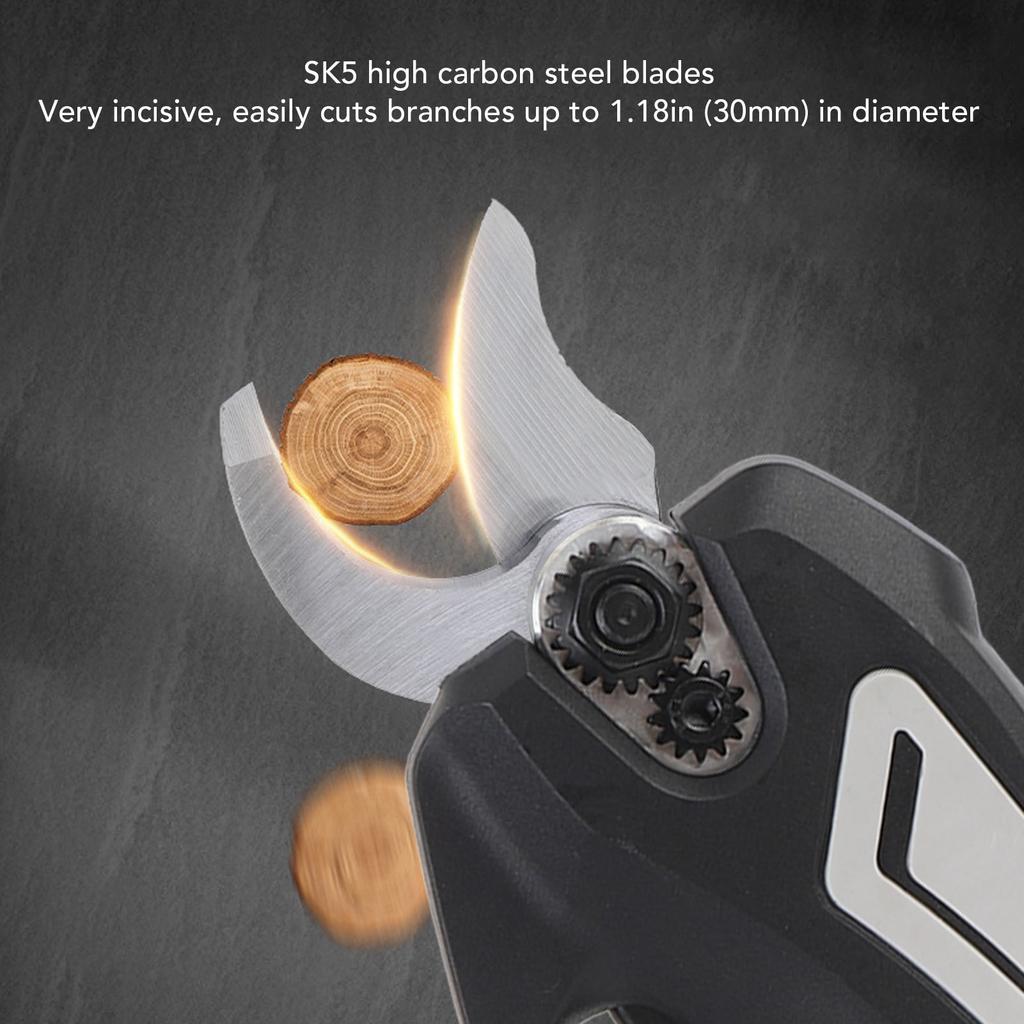 Electric Branch Shears Cordless Pruning Shears Heavy Duty Efficient Cutting Brushless Motor Incisive Blades Ergonomic for Farm