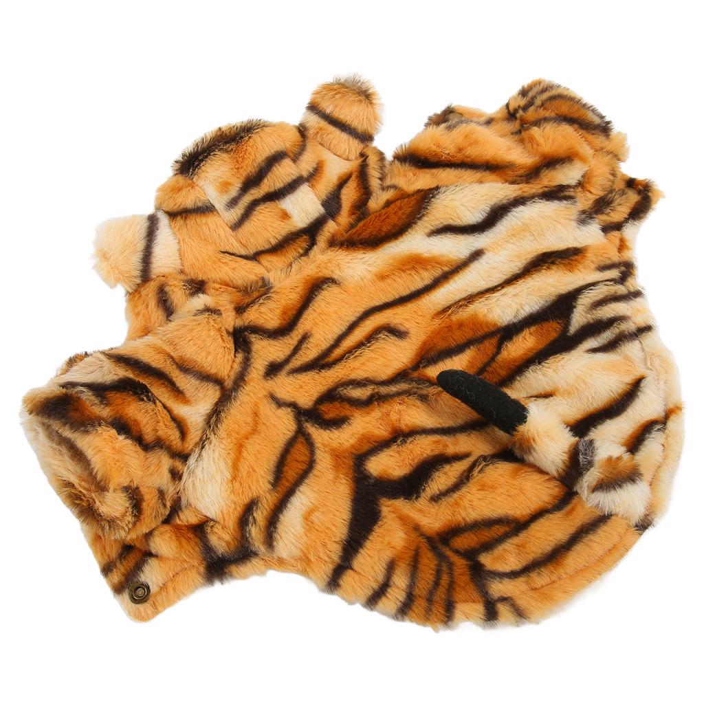 Halloween Dog Hoodie Tiger Grain Soft Comfortable Polyester Autumn Winter Warm Pet Clothes for