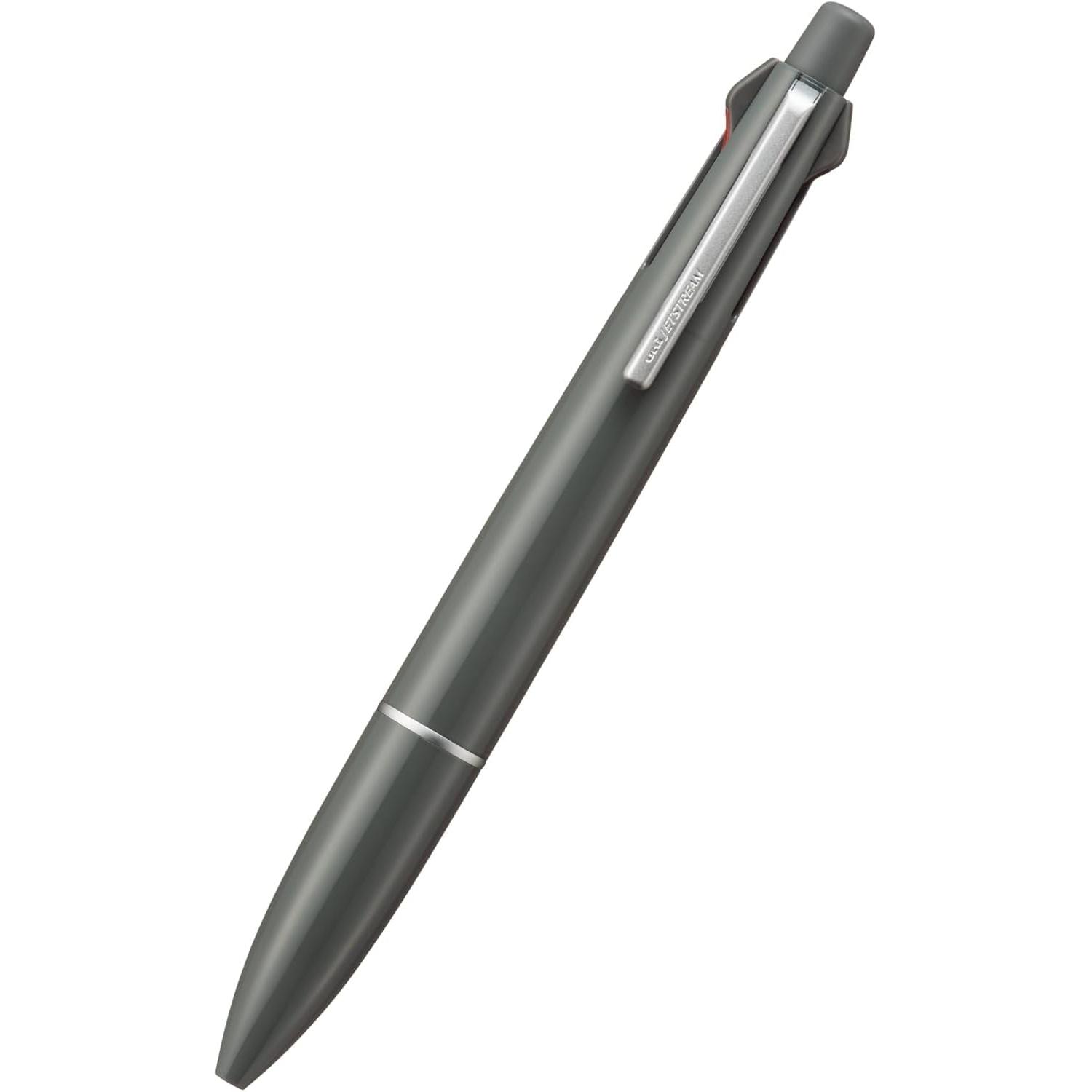 

Mitsubishi Multi-Function Pen Jetstream - Light Touch Ink 4&1, 0.5mm Mist Blue, Smooth Writing Gloss Gray