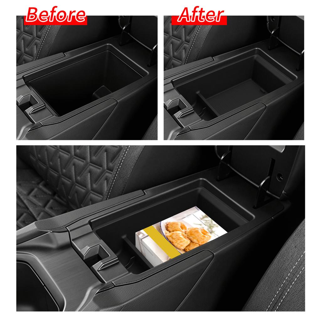 Smabee Left Drive for Nissan Kicks 2025+ Center Console Armrest Storage Box Car Accessories Organizer Tidying Tray ABS Black