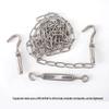 304 Stainless Steel Outdoor Clothesline Chain for Hanging Quilts and Clothes