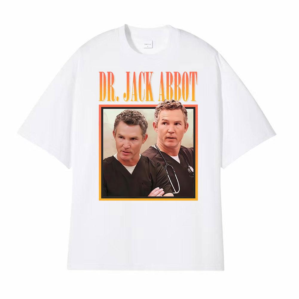 Dr Jack Abbot Funny Print T Shirts Unisex Women Clothing Oversized Vintage Short Sleeve Tshirts 100 Cotton Comfort Loose Tshirt