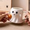 Halloween Specters Pumpkin Ceramic Coffee Mugs 600ml Cartoon Design Durable Gift for Scary Season M68E
