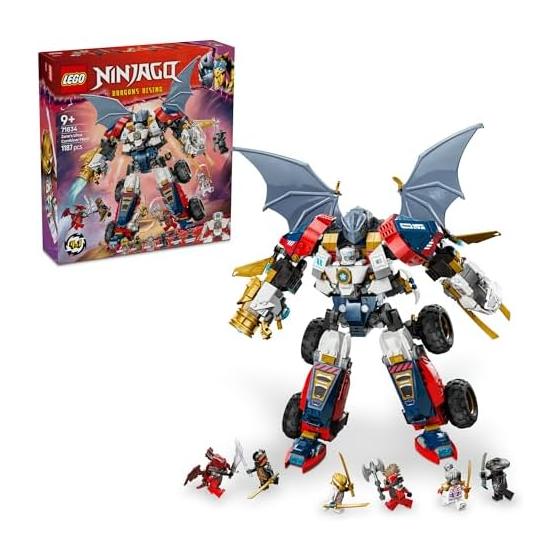 LEGO Ninjago Dragon Combination Ultra Mecha Suit Игрушка Подарок на день рождения Блок Мальчики Девочки Дети 9 лет 10 лет 11 лет Начальная школа
