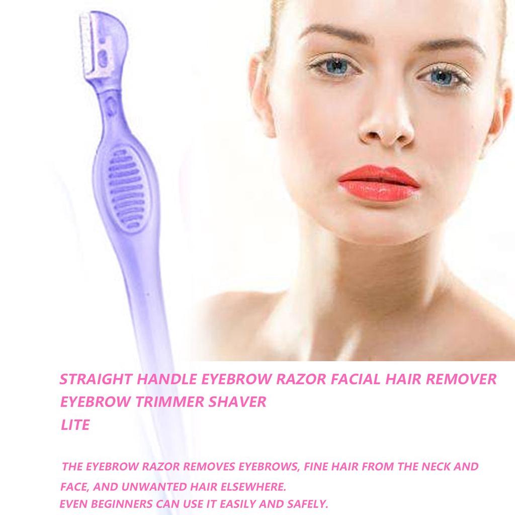 Buy FF Straight Handle Eyebrow Razor Facial Hair Remover Eyebrow
