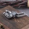 Stainless Steel Gothic Fist Pendant Necklace Cool Punk Jewelry Gift For Men Street Style Collar Hombre Neck Chains