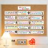 Pack of Colorful Thematic Learning Posters Creative Decors For Youngly Students Classroom Teaching Aids And Decoration