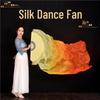 Yellow-Orange Gradient Silk Dance Fan