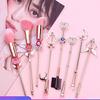 Smaele Makeup Brush Set Popular Sailor Moon Cosmetic Brushes Tools Eyebrow Super Soft Cute Professional Tool Includes Pink Bag Cleaner Purchased As