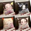 Cute Anime Mmedalist Cushion Cover Reversible Soft Durable Pillow Cover Home  Car MultiScene Use for Daily Comfort