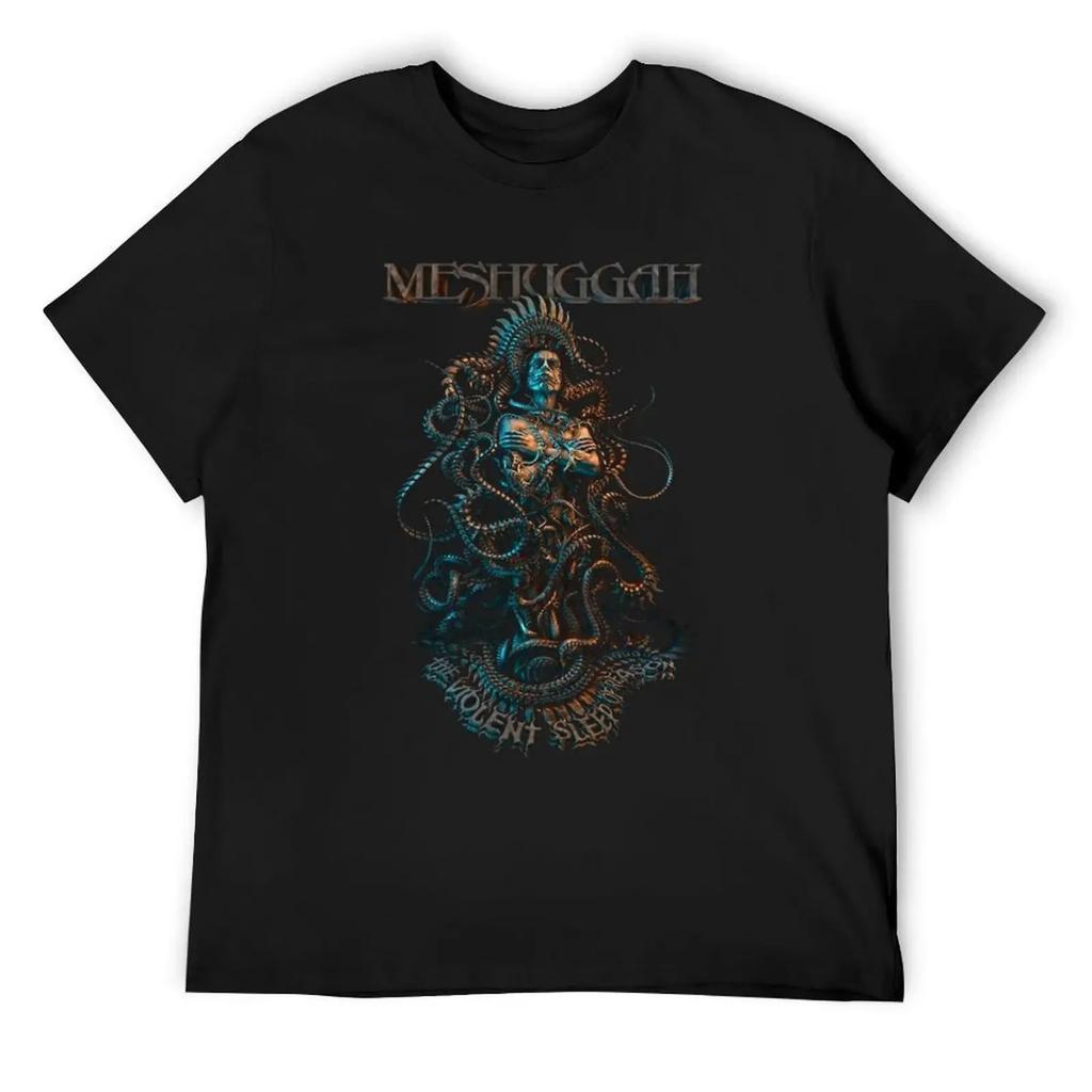 Meshuggah Band Official T-Shirt luxury t-shirt anime stuff plus sizes fruit of the loom mens t shirts