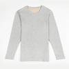 Haosangyuan Men's Thickened Silk Warm Suit: Brushed Autumn/Winter Clothes & Pants (4114)