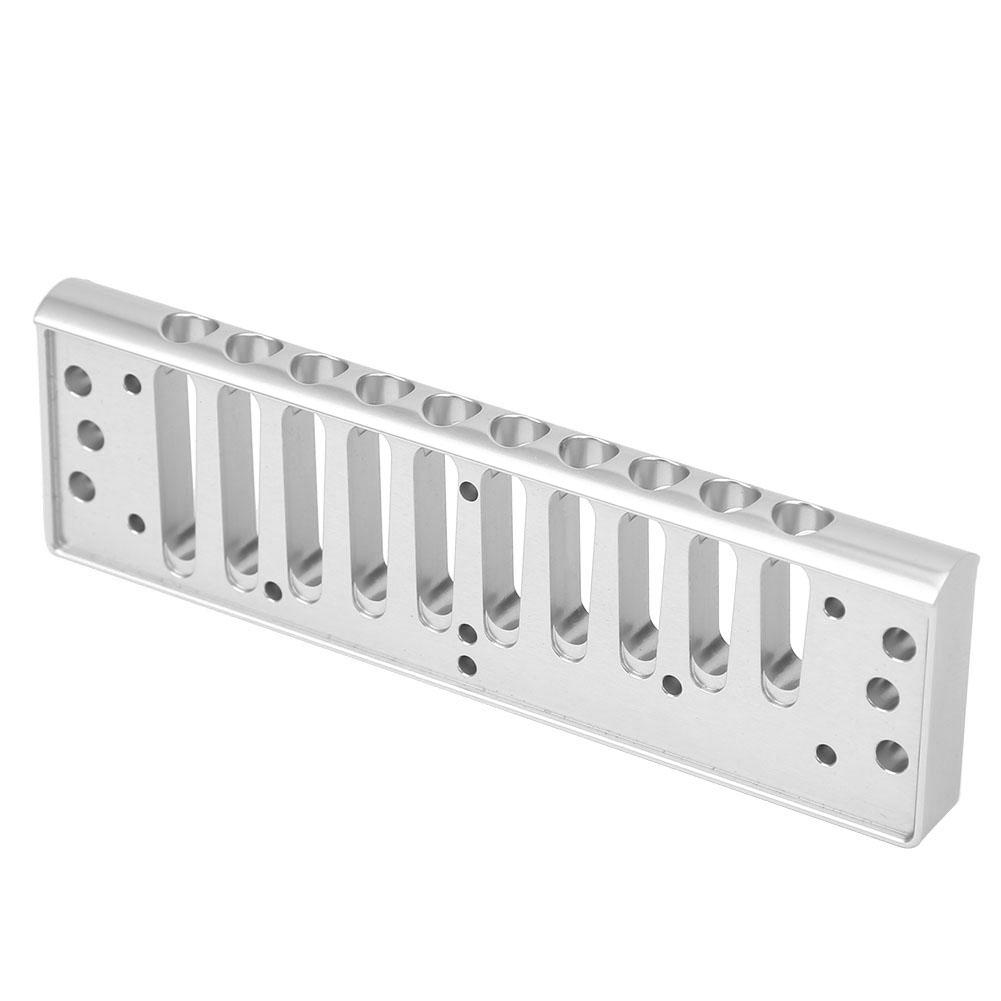 Harmonica Comb 10?Hole Blues Harp Comb Part for HOHNER SP20 Aluminum Alloy Harmonica