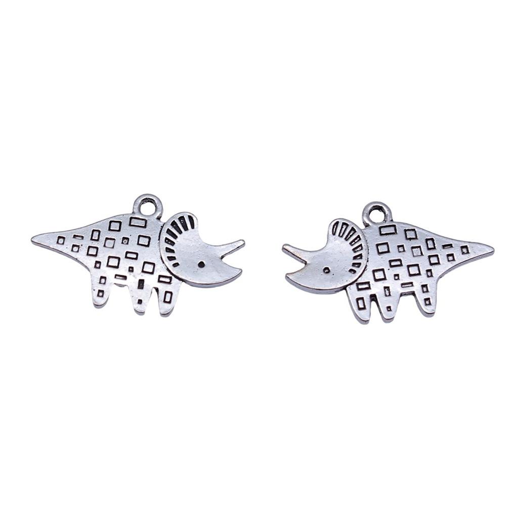 Alloy Pendants Dinosaur Dragon Wing Charms Vintage For Gothic DIY Jewelry Making Supplies
