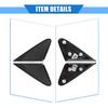 1 Pair Side Rear View Mirror Corner Triangle Trim Compatible for Chevrolet Cruze 2011-2016, Durable Plastic Black Left Right Side Mirror Panel Cover