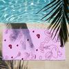 Women Love Bunny Towel Quick Drying Beach Towels Are Suitable For Swimming Pools Camping Yoga And The Gym