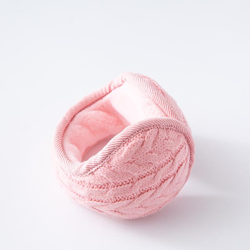 Unisex Warm Knit Earmuffs Winter Outdoor Ear Warmer Thicken Plush Winter Warm Fleece Earmuff Outdoor Warmer Cycling  Ear Muffs